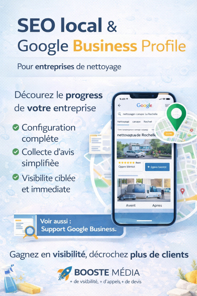 SEO local pour entreprise de nettoyage